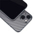 Silver Carbon Fiber Specialty Texture Material iPhone 13 Skin